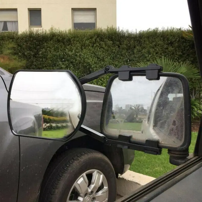 1PCS Auto rozšírené spätné zrkadlo príves, obytný automobil Slepý Uhol pohľadu Pomocné spätné zrkadlo Široké zrkadlo veľké pole s Y2L8 Obrázok 4