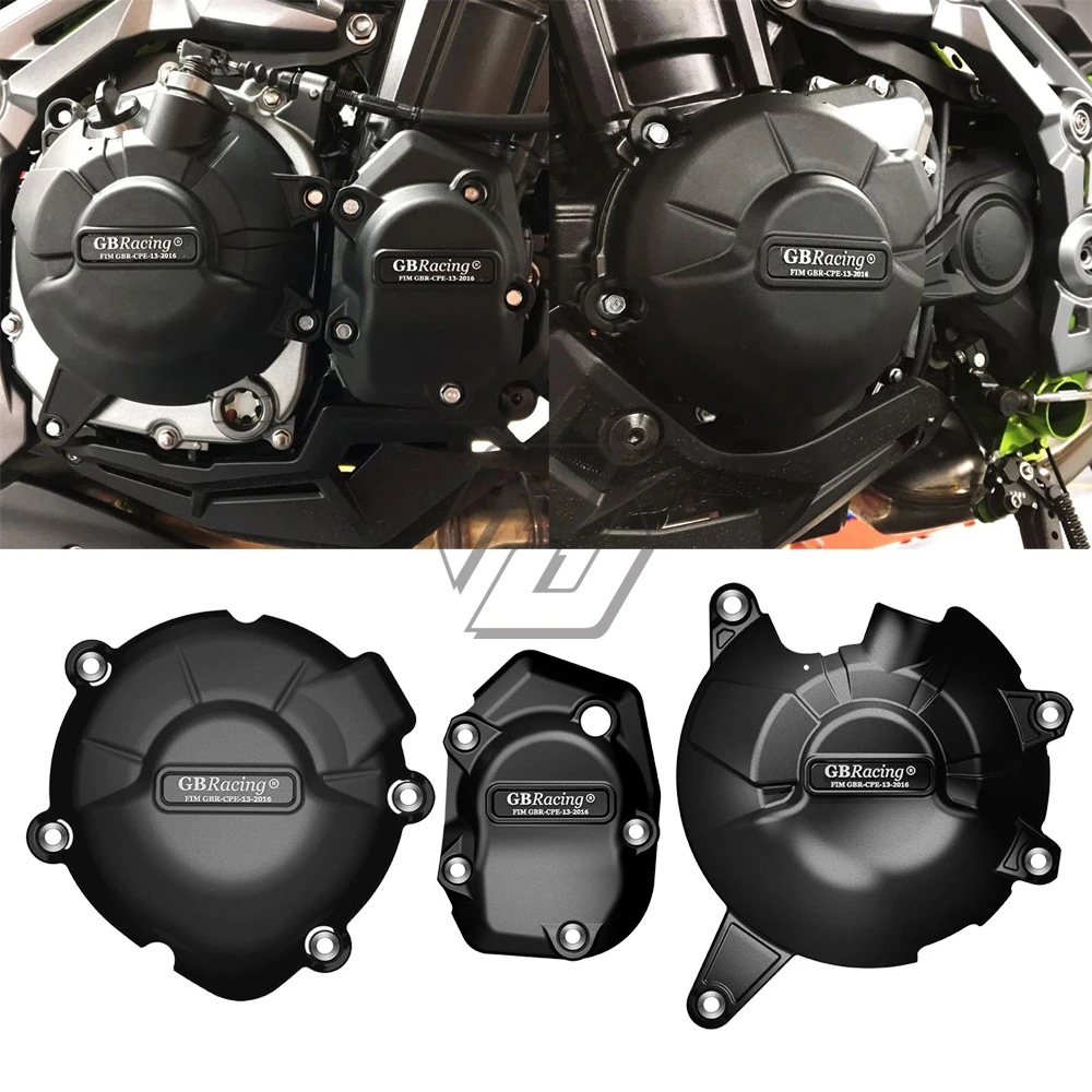 Pre Kawasaki Z900 2017-2023 Motocyklové Príslušenstvo Kryt Motora Sady Pre GBracing Obrázok 1