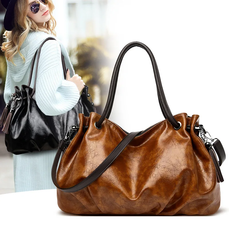 Bežné Tote Bag Luxusné Kožené Kabelky Ženy Tašky značkové Kabelky Vysoko Kvalitné dámske kabelky Crossbody Pre Ženy 2020 Sac Obrázok 3