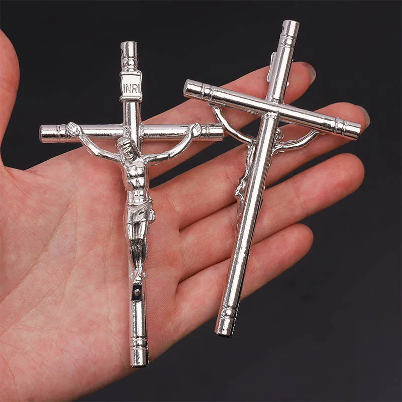 Náboženské kríž Kresťanský šperky, prívesok kríž Svätý Benedikt kríž vzor prívesok prívesok náhrdelník.120*70 mm Obrázok 4
