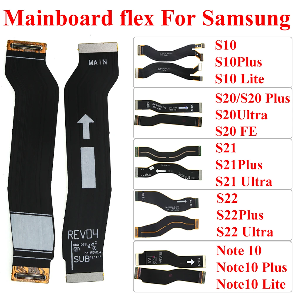 5 ks/Veľa základná Doska Flex Kábel Pre Samsung Galaxy S22 S21 S20 Plus Ultra S10 Lite Doske Konektor Opravy Dielov Obrázok 3