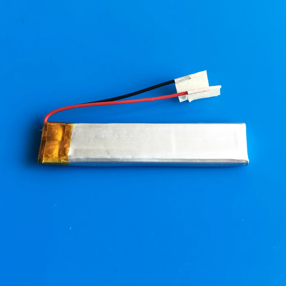 301048 3,7 V 120mAh Polymer lithium Lipo ion batéria nabíjateľná prispôsobené veľkoobchod CE, FCC, ROHS MSDS pre MP3 bluetooth headset Obrázok 1