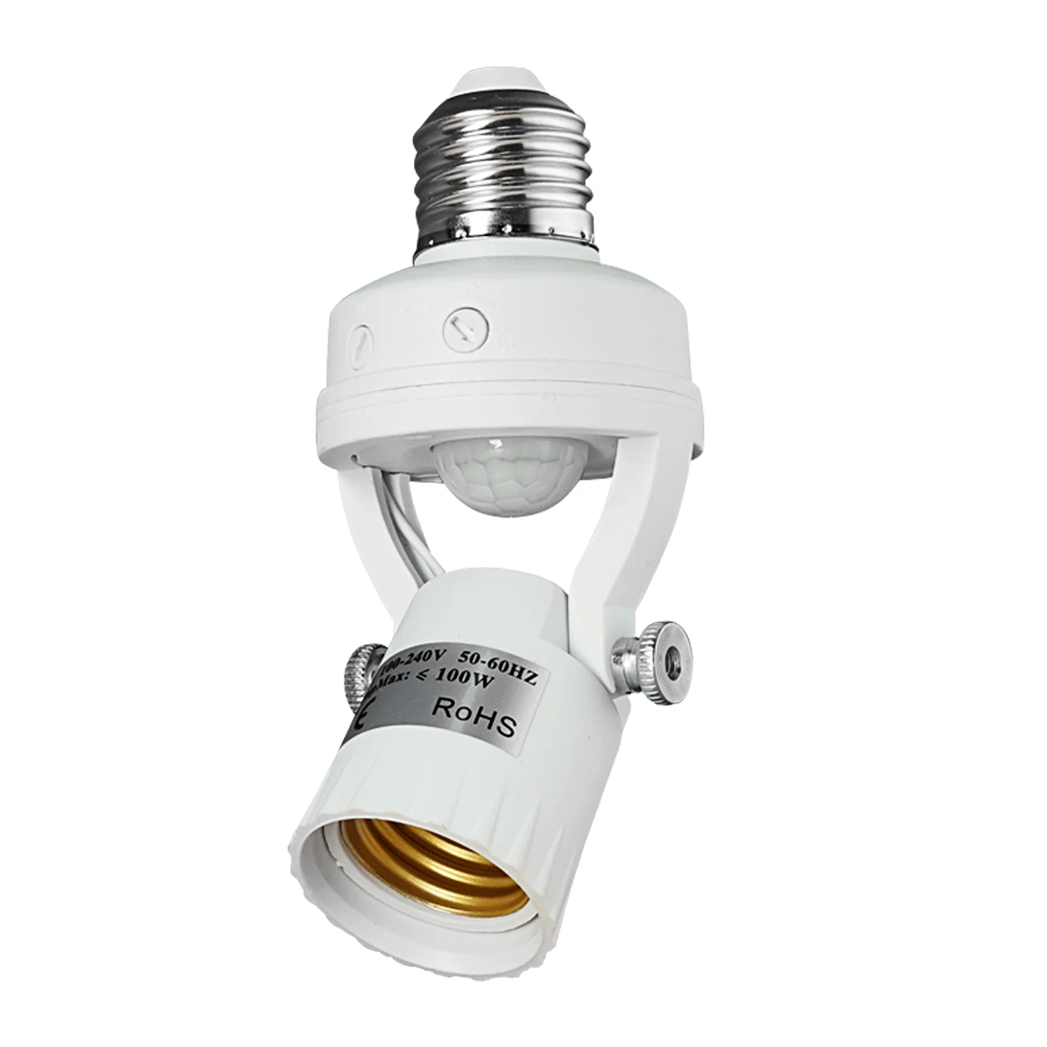 E27 E26 PIR Senzor svetiel držiteľ 110-240V Detektor Base zapnutie Svetla So Svetlom Ovládanie Smart Žiarovky Pätice Adaptéra Obrázok 0
