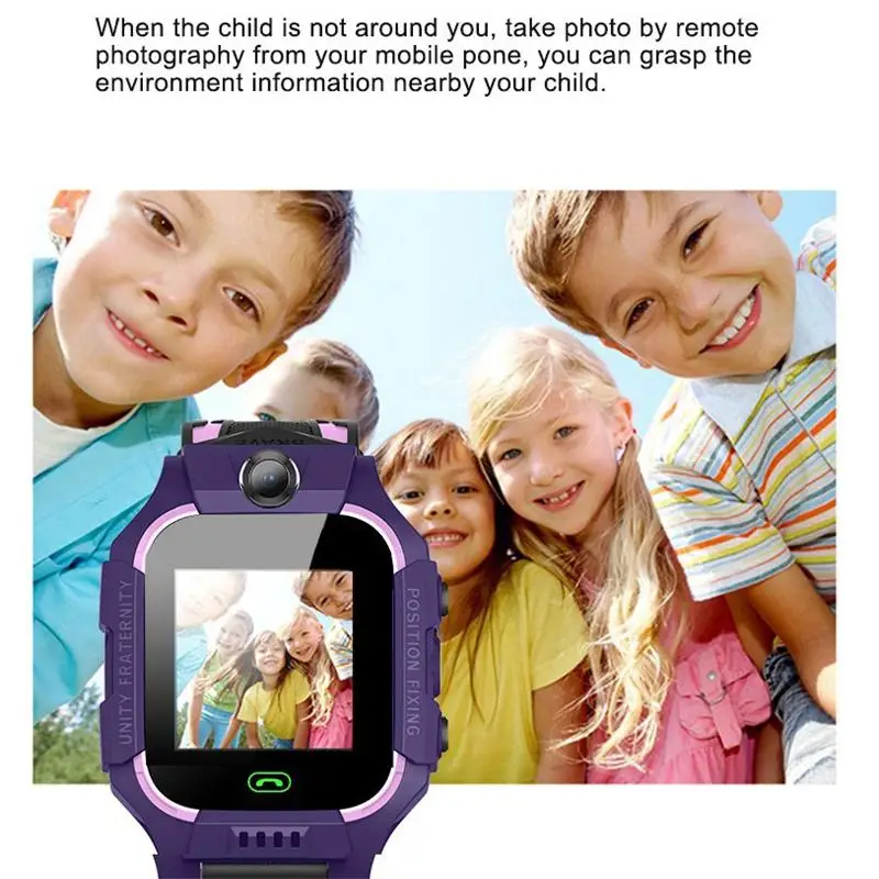 Z6 Deti Smart Hodinky Sim Karty Volať Telefónne Smartwatch Vodotesný Fotoaparát, 1.44 palcový Dotykový displej Budík Detský Darček Pre Android IOS Obrázok 3