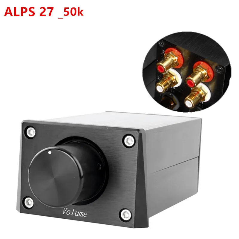 Pasívne predzosilňovač ovládanie hlasitosti Potenciometer pre zosilňovač Audio controller ALPS27/16 RCA vstup /výstup FV3 Obrázok 0