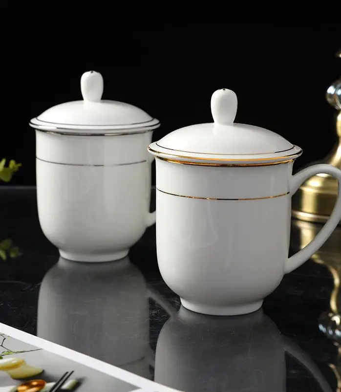 Modré a biele porcelánové Hrnčeky šálky Jingdezhen Kosti Čína keramické teaset teacup kanvica s vekom čajových šálok Obrázok 0