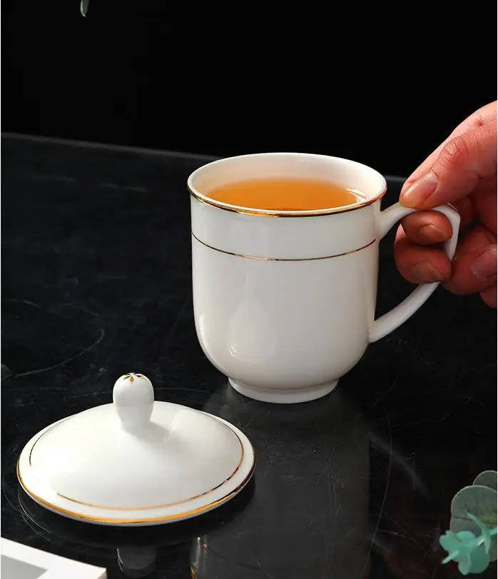 Modré a biele porcelánové Hrnčeky šálky Jingdezhen Kosti Čína keramické teaset teacup kanvica s vekom čajových šálok Obrázok 3