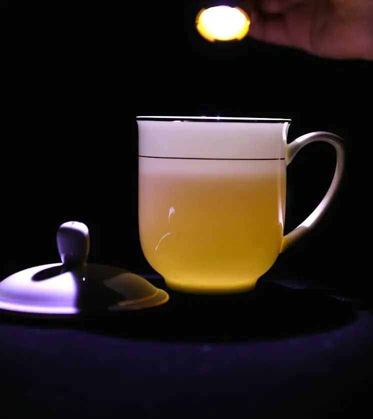 Modré a biele porcelánové Hrnčeky šálky Jingdezhen Kosti Čína keramické teaset teacup kanvica s vekom čajových šálok Obrázok 4