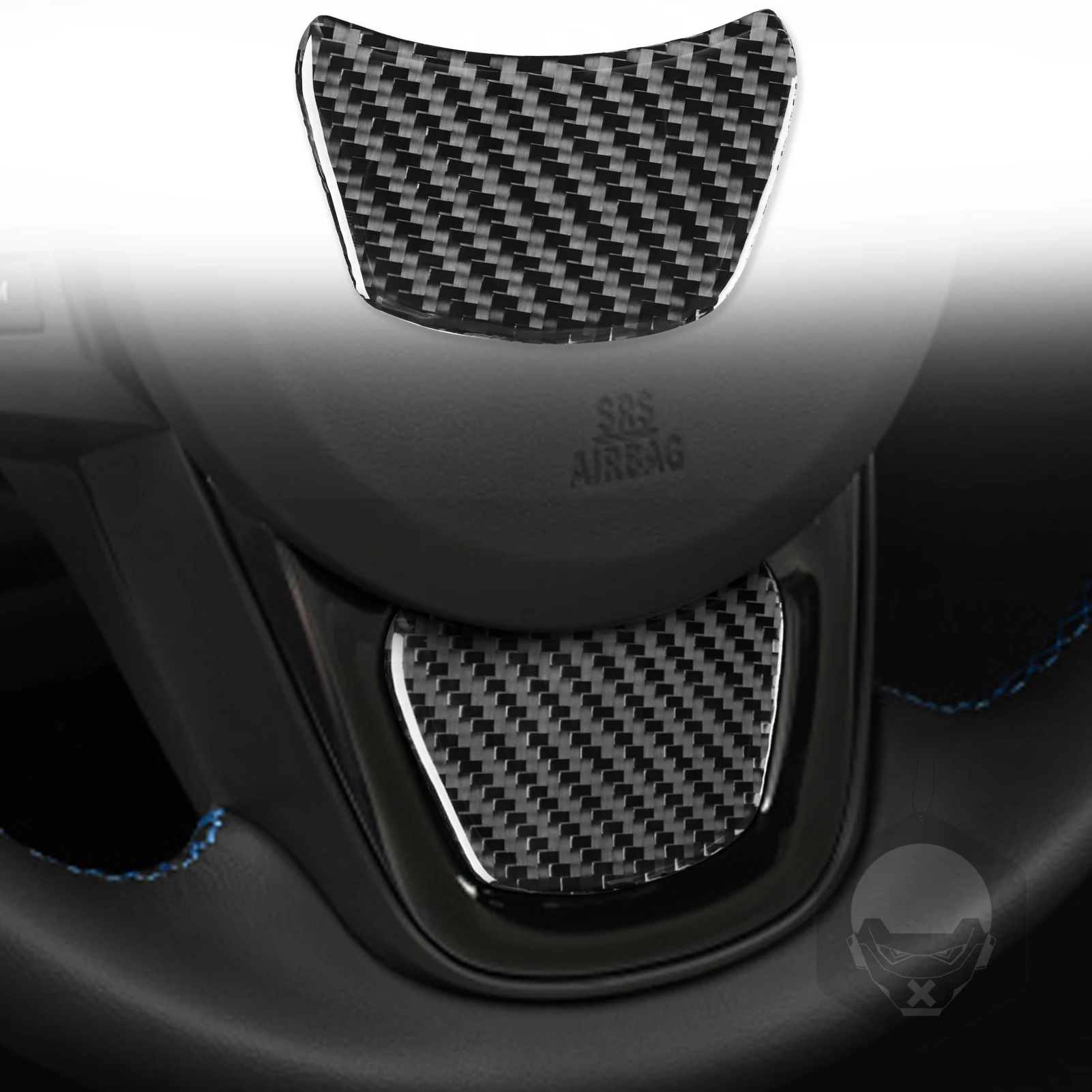 pre Toyota Supra A90 2019 2020 2021 2022 Volantu, Dekorácie Kryt Nálepky Odtlačkový Auto Interiérové Doplnky Carbon Fiber Obrázok 0