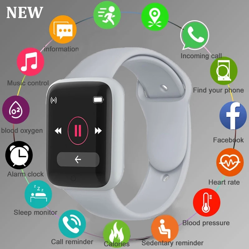 D20 Pro Smart Hodinky Digitálne Náramkové Hodinky Bluetooth Smart Hodinky Muži Ženy Y68 Krvného Tlaku, Tepovej Frekvencie Šport Smartwatch Obrázok 0