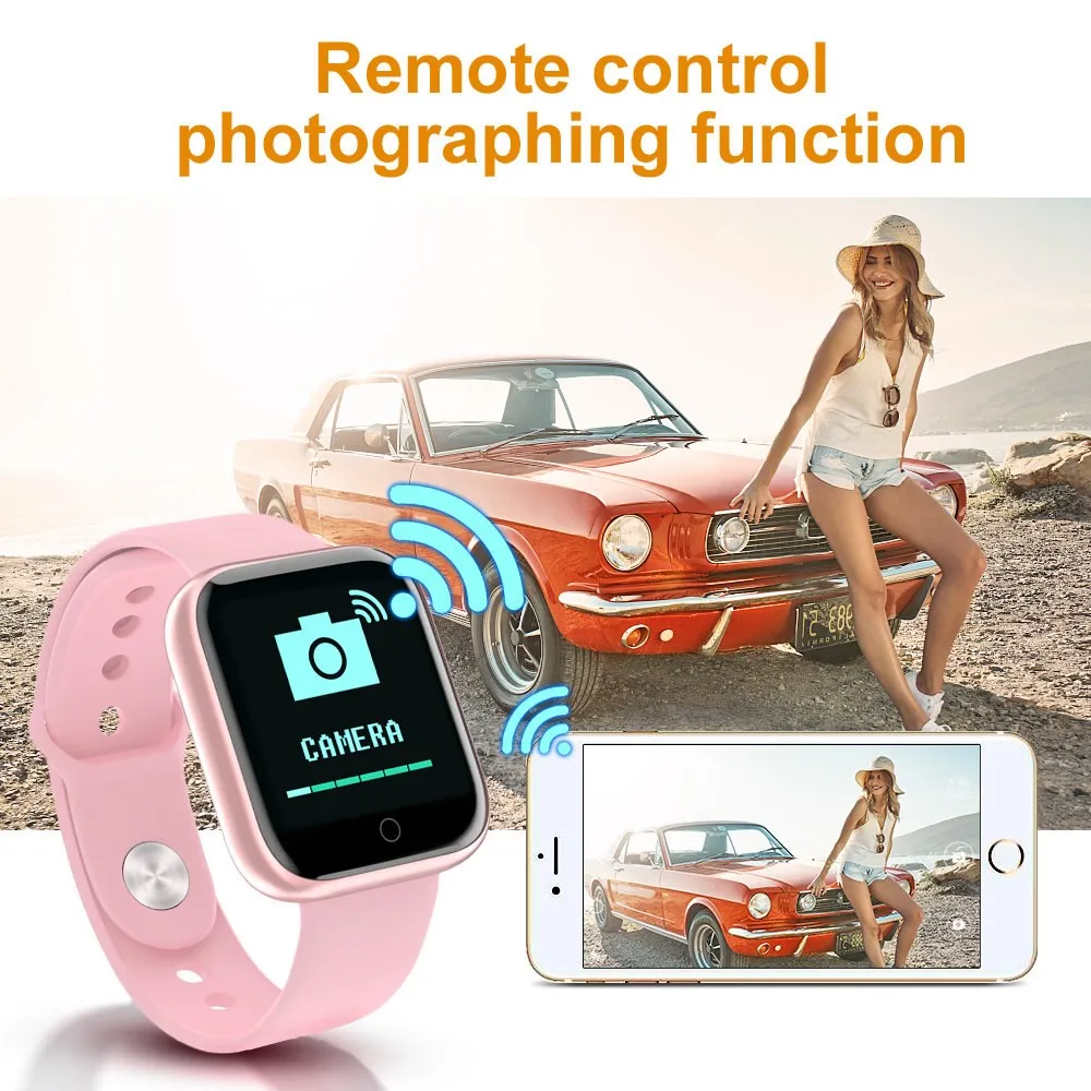 D20 Pro Smart Hodinky Digitálne Náramkové Hodinky Bluetooth Smart Hodinky Muži Ženy Y68 Krvného Tlaku, Tepovej Frekvencie Šport Smartwatch Obrázok 4