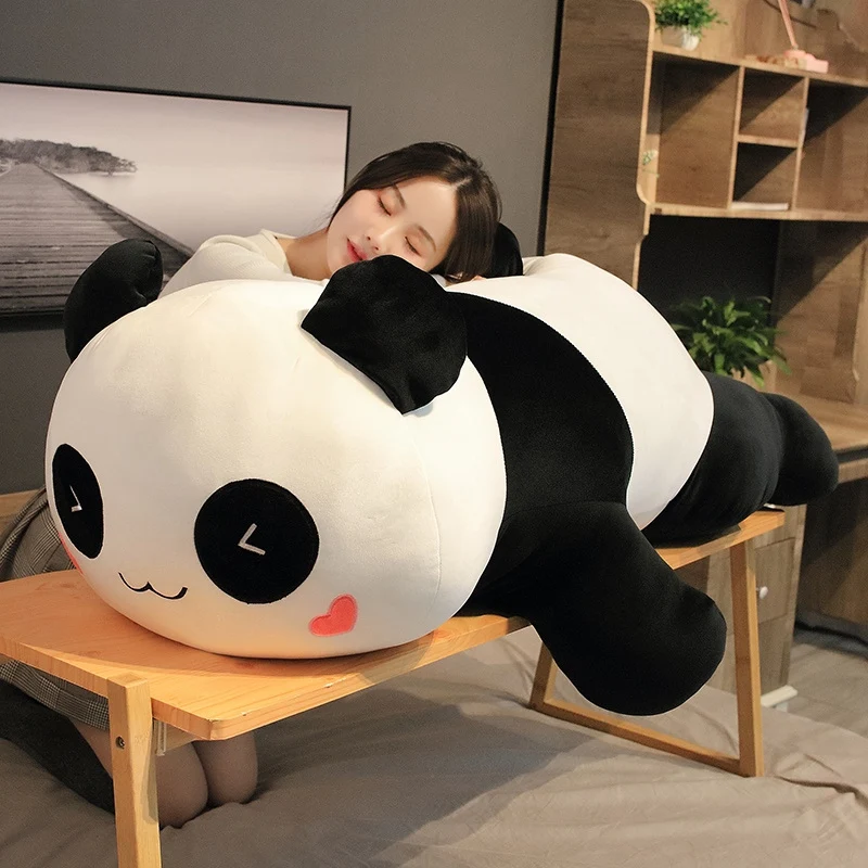 Huggable Nové Roztomilá Panda Veľká Plyšové Hračky Mäkké, Vypchaté Cartoon Zvieratá Medveď Bábika Narodeniny Vianočný Darček Gauč Obliečky Na Vankúš Obrázok 1