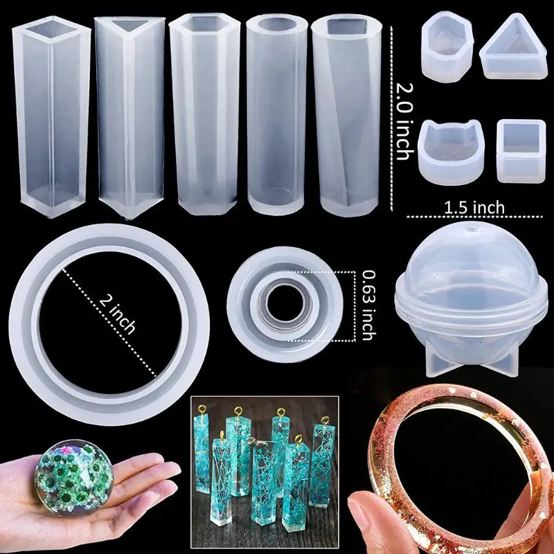 1 Nastavte DIY Epoxidové Živice Materiály Odborné Šperky Výrobu Nástrojov Silikónové Formy Obrázok 5