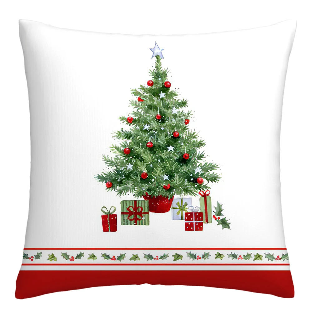 Vianočné snehuliak obliečka na vankúš, obývacia izba gauč vankúš, 60x60 prispôsobiteľné, domáce dekorácie Vianoce Obrázok 1