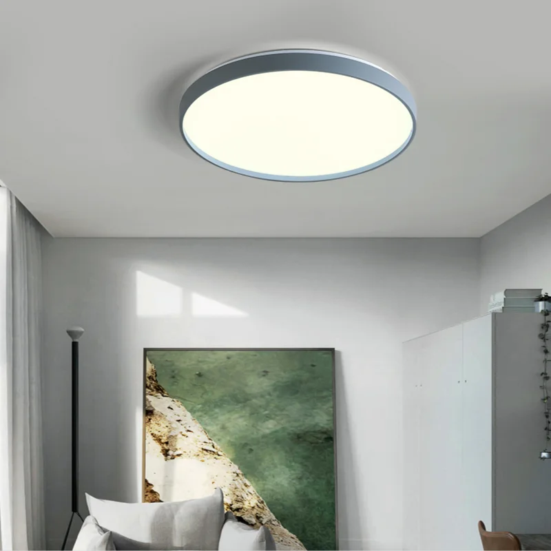 Moderné spálne, obývacia izba, LED stropné svietidlo jedáleň kolo lampa balkónom, chodby, šatňa kovaného železa vnútorné osvetlenie Obrázok 2