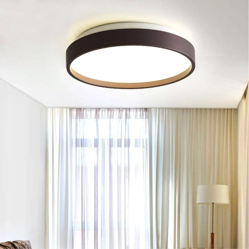 Moderné spálne, obývacia izba, LED stropné svietidlo jedáleň kolo lampa balkónom, chodby, šatňa kovaného železa vnútorné osvetlenie Obrázok 3