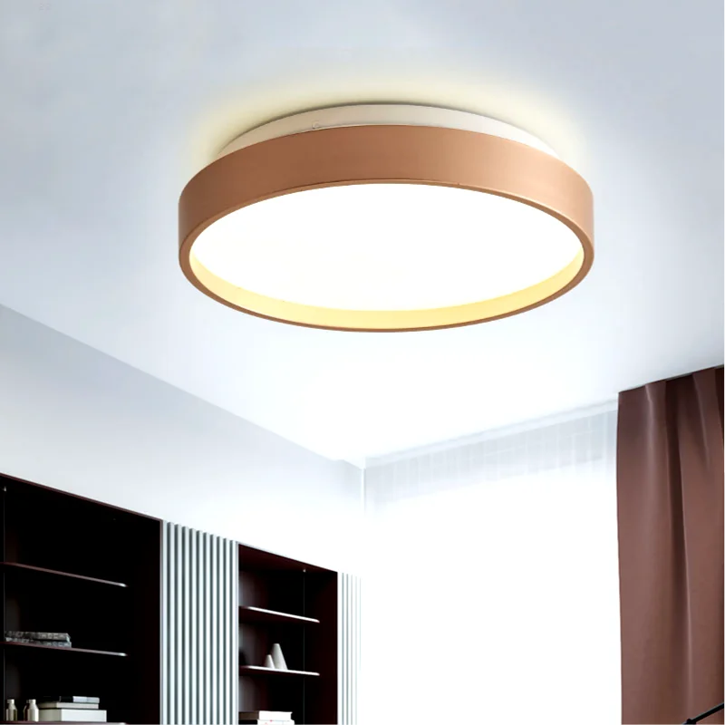 Moderné spálne, obývacia izba, LED stropné svietidlo jedáleň kolo lampa balkónom, chodby, šatňa kovaného železa vnútorné osvetlenie Obrázok 4
