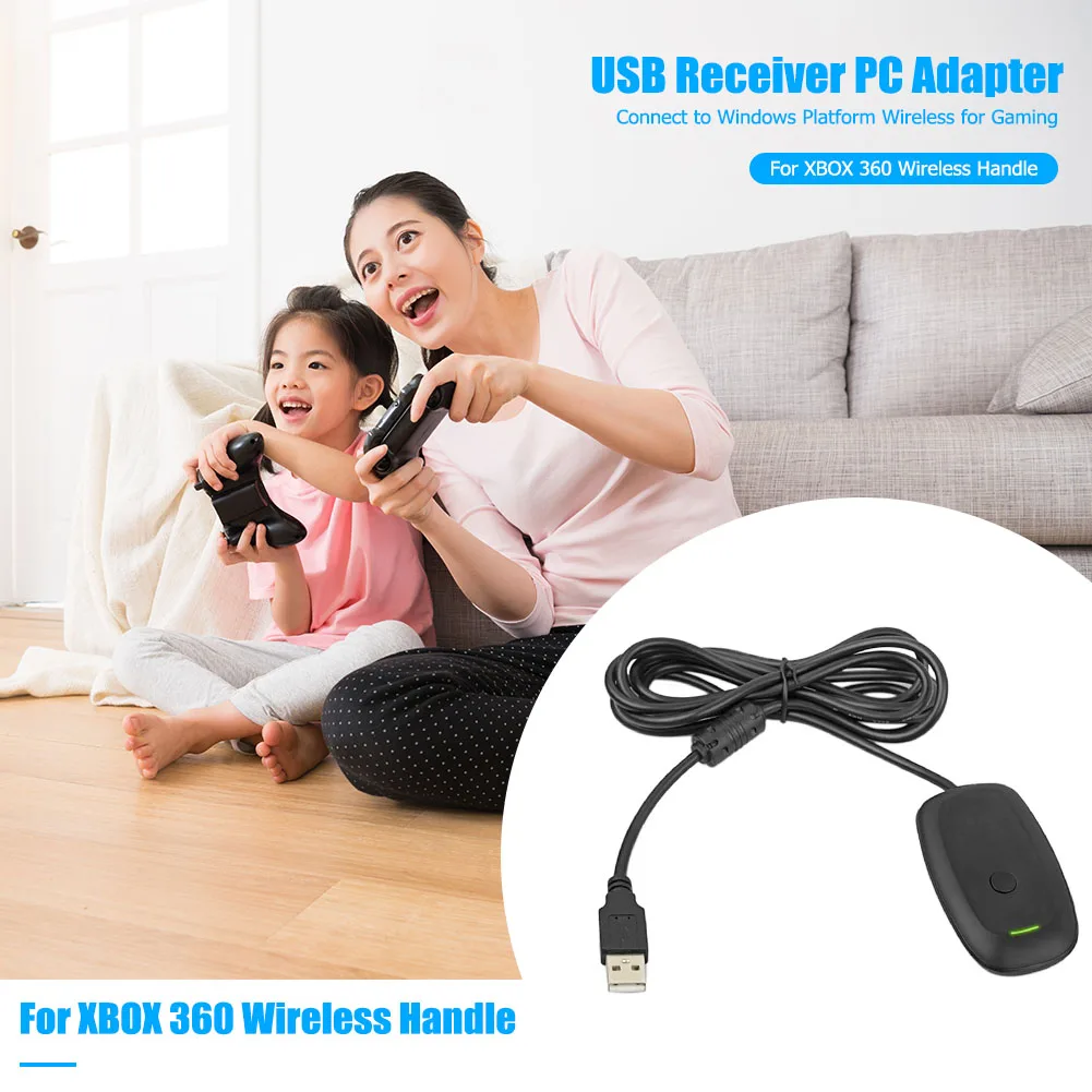 Profesionálny USB Prijímač Podporuje systém Windows XP/Vista Systém Wireless Gamepad USB Prijímač pre Xbox 360 Wireless Rukoväť Obrázok 0