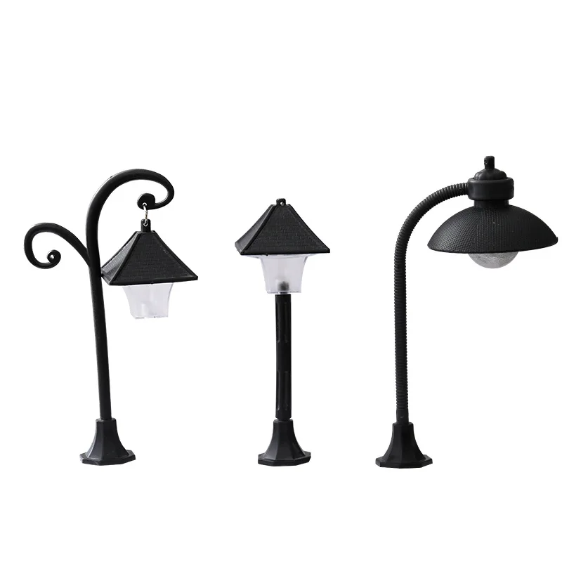 Mini Model Pouličné Lampy, Stolové Lampy, Dual Farebný Displej, Moss, Sukulentných Rastlín Dekorácie Tvorivé Dekorácie, Domáce Dekorácie Obrázok 4