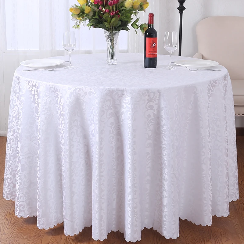 Kolo Luxusné Žakárové Tabuľka Kryt Polyester Textílie Umývateľný Obrus Jedálenský Stôl Ochranný Kryt Pre Domáce Vlastná Reštaurácia Obrázok 0