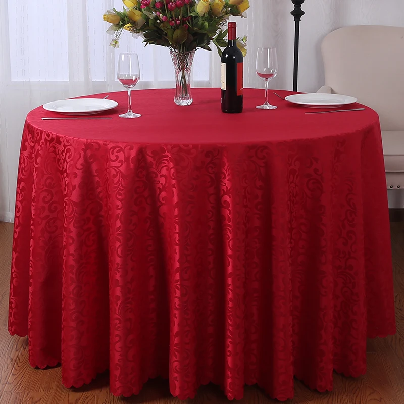 Kolo Luxusné Žakárové Tabuľka Kryt Polyester Textílie Umývateľný Obrus Jedálenský Stôl Ochranný Kryt Pre Domáce Vlastná Reštaurácia Obrázok 1