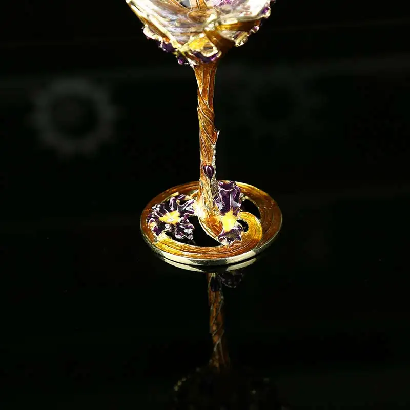 Retro Smalt Pohárov na Víno Crystal Iris Fire Šampanské Sklo Svadobné Party Sklo Pohár Bar Dekorácie Drinkware Darčeky 2ks/Set Obrázok 4