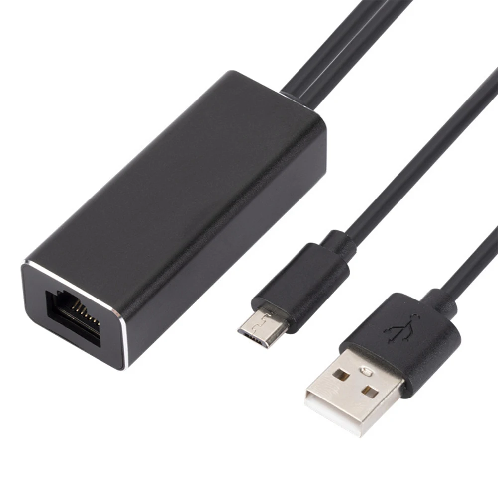 Micro USB Napájanie RJ45 100Mbps Adaptér pre Chromecast/Požiaru TV Stick Sieťová Karta Televízie Ethernet Prevodník Príslušenstvo Obrázok 0