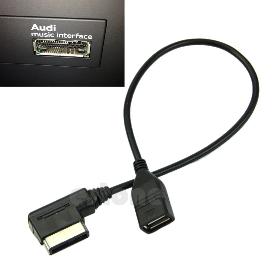 Nové Hudobné Rozhranie AMI MMI AUX na pripojenie USB Adaptér, Kábel usb Flash Disk pre Audi Car Audio Obrázok 1