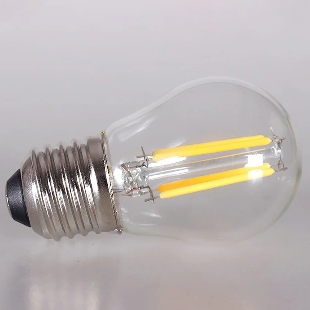LED Sviečka Žiarovka G45 Klasická Žiarovka E14 E27 220v Svete 2W 4W 6W 8W sklene žiarovka retro sviečka, lampa Vysokou priepustnosťou svetla Obrázok 5