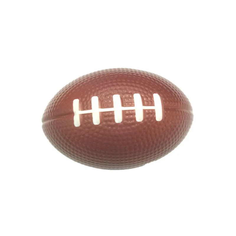 Prieduch Rugby Hubky 9 cm PU Pena Loptu Kávy Pevné Uchopenie Lopty Dekompresný Loptu Americký Futbal Hračka Obrázok 3