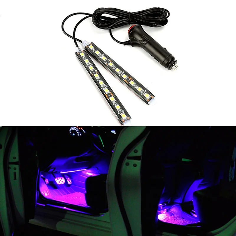 Auto LED svetlá atmosféru dekoratívne svietidlá sú vhodné pre škoda Octavia a5 a7 2 rýchle Fabia YETI, superb vw passat Bora, POLO Obrázok 3