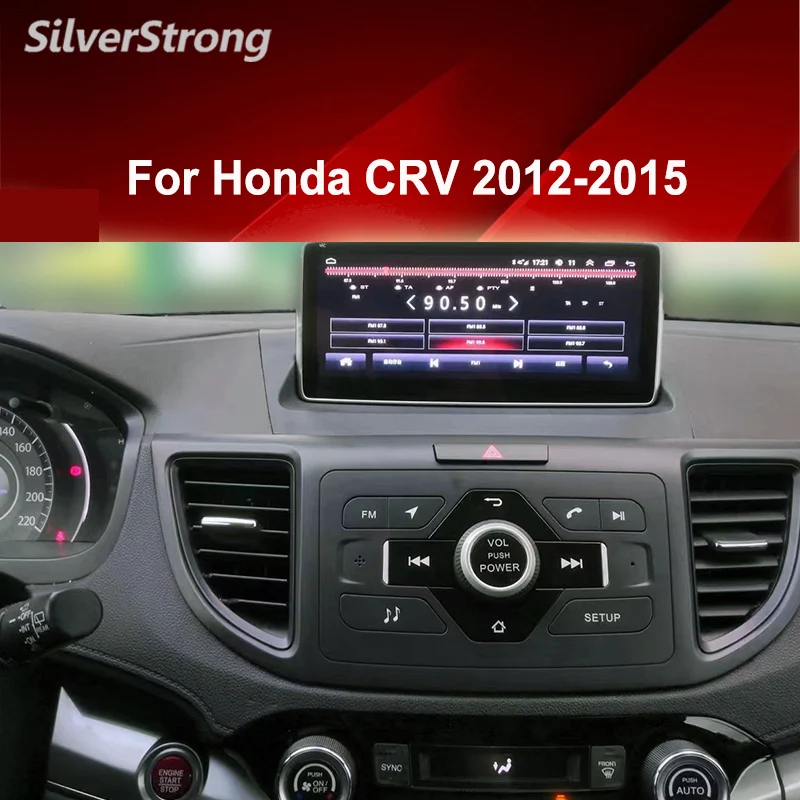 Android 12 autorádia GPS Na Honda CRV 2012 2013 2014 2015 Carplay 4G DSP Stereo Prehrávač Multimediálnych súborov Obrázok 0
