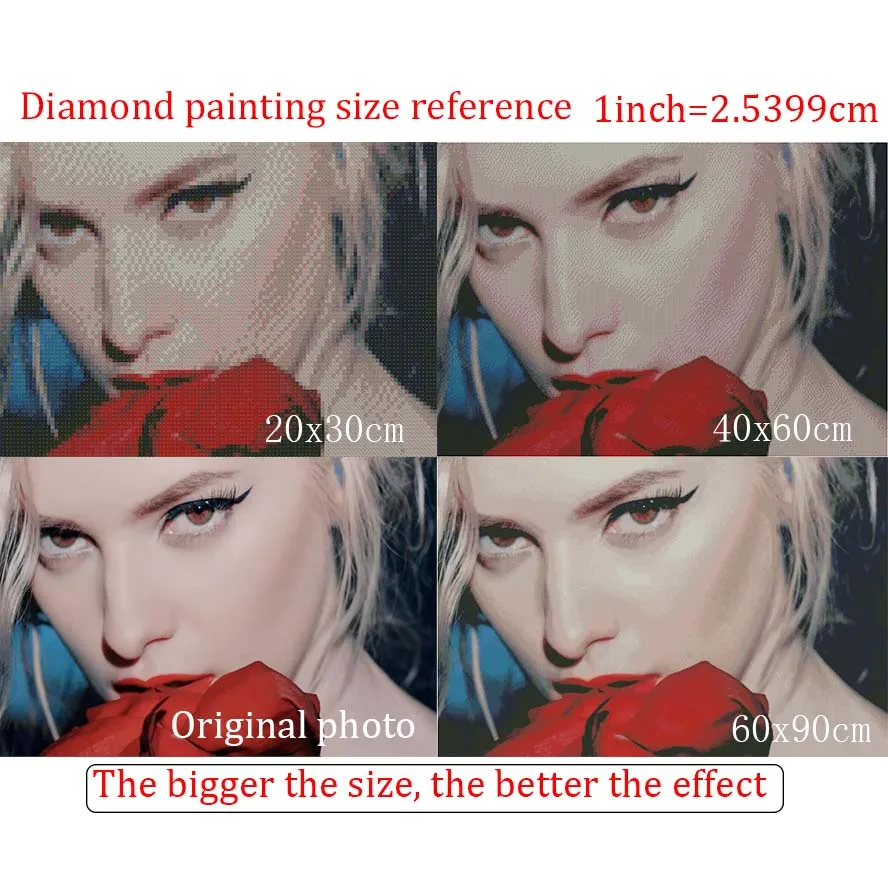 Plný Vrták Diamond Maľovanie Cross Stitch Black Pštrosie 5D DIY diamond mozaiky Multi-picture Diamond Výšivky Domáce Dekorácie Obrázok 3