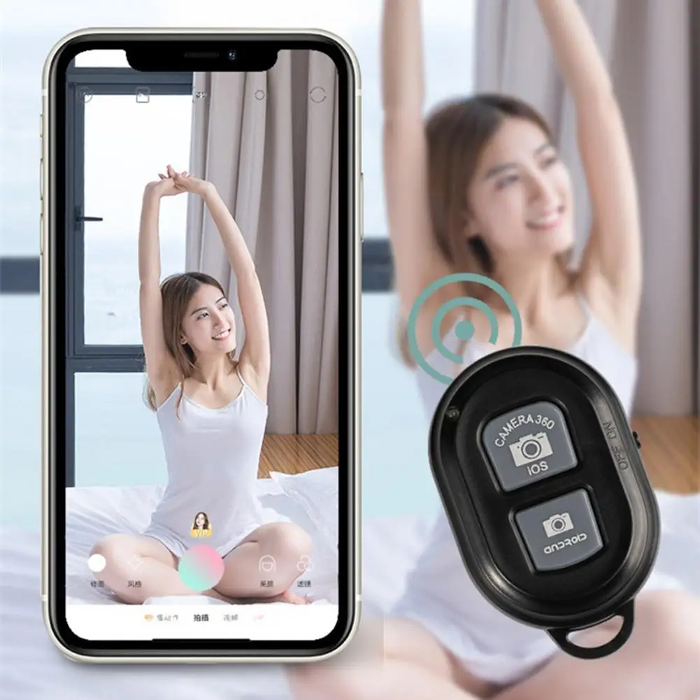 Ziskové Malé Bluetooth, Kamera, Bezdrôtové Diaľkové Ovládanie Spúšte SmartPhone Selfie Radič Pre iPhone Android Obrázok 1