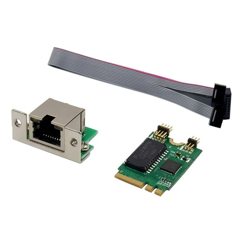 Mini PCIE Sieťová Karta M. 2+E RTL8111F Gigabit Ethernet Karty, Jeden Port RJ45 Ethernet Sieťová Karta Obrázok 0