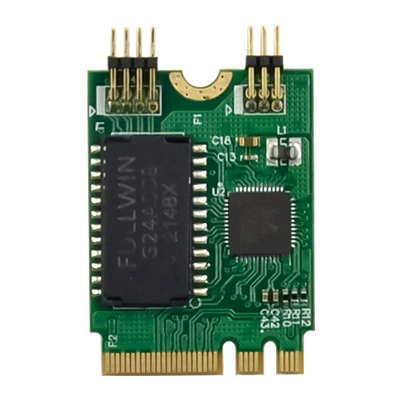 Mini PCIE Sieťová Karta M. 2+E RTL8111F Gigabit Ethernet Karty, Jeden Port RJ45 Ethernet Sieťová Karta Obrázok 3