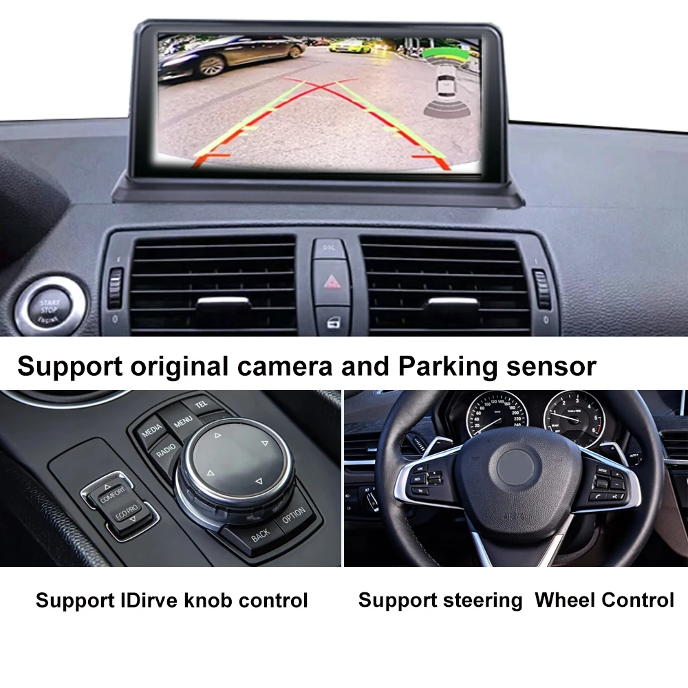 Bezdrôtové Apple CarPlay Android Auto Dekodér Pre BMW Mini Cooper F54 F55 F56 F60 2014-2018 NBT Systém Obrazovke Podporu Zadná Kamera Obrázok 2