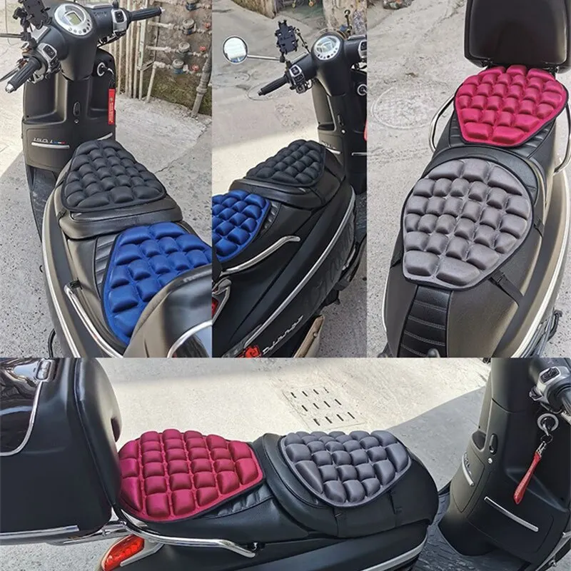 Motocykel Kryt Sedadla Ergonomický Vankúš Vhodný pre Väčšinu Motocyklov Typy odľahčenie Tlaku Vzduchu Pad Premium TPU Materiálu Obrázok 1