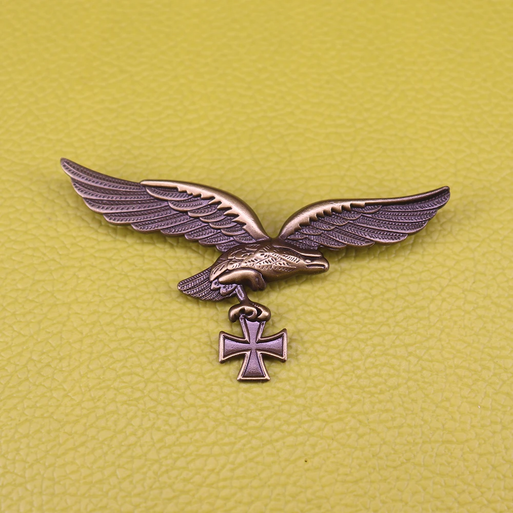 Druhej svetovej VOJNY nemecká Orlica A Kríž Brošňa Vojenskej techniky Kovové Šperky Obrázok 5