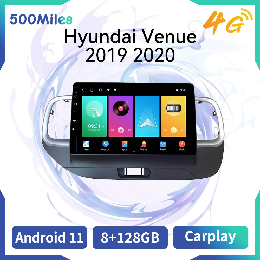 2 Din Android autorádia pre Hyundai Miesto 2019 2020 GPS, WIFI, Navigácia, Auto Multimediálne Video Prehrávač Autoradio Vedúci Jednotky Obrázok 0