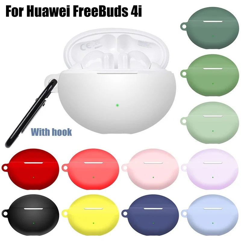 Slúchadlá Chránič Kryt na Huawei FreeBuds kom 4i Headset Silikónový Ochranný obal, Anti-stratil Slúchadlá Prípadoch pre FreeBuds4i Obrázok 5