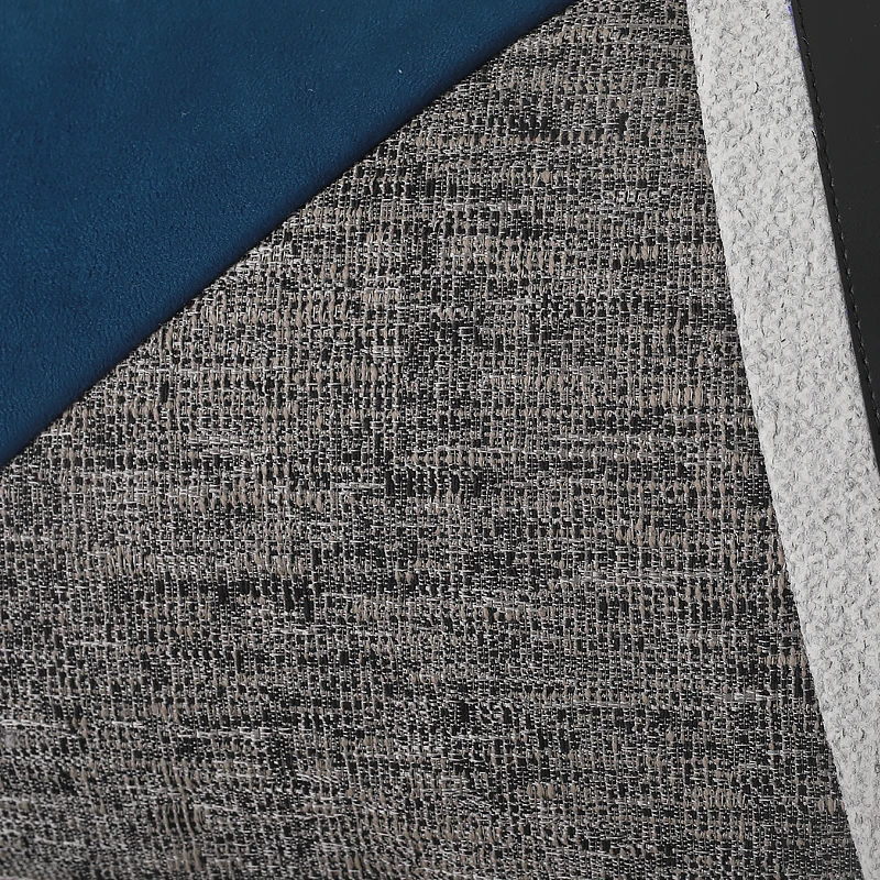 Modré a sivé kontrast farieb obývacia izba gauč vankúš Nordic light luxusné mäkké oblečenie pás obliečky na vankúš model štvorcový vankúš Obrázok 3