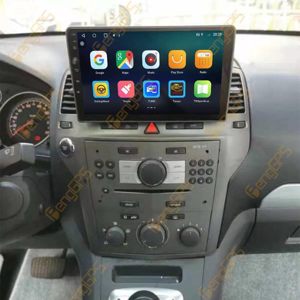 Android 10.0 Auto Rádio Stereo Multimediálny Prehrávač HD IPS Displej Pre Opel Zafira B 2005-2014 Navig GPS Autoradio 2din DVD Vedúci Jednotky Obrázok 2