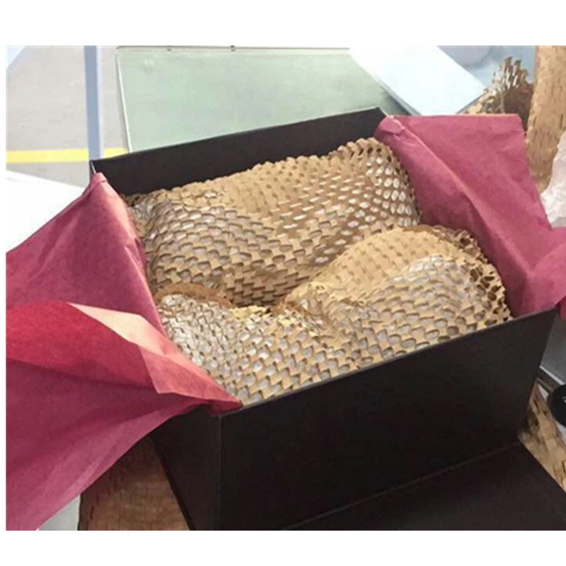 100/50pcs 80g Honeycomb Papier, Baliaci Papier, Darčekové Krabice zvárací Materiál Ovocie Balenie Shockproof Výplň Origami Papier Obrázok 2