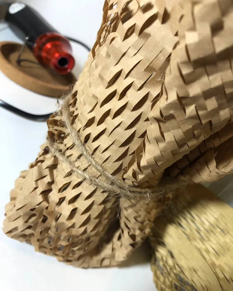 100/50pcs 80g Honeycomb Papier, Baliaci Papier, Darčekové Krabice zvárací Materiál Ovocie Balenie Shockproof Výplň Origami Papier Obrázok 5