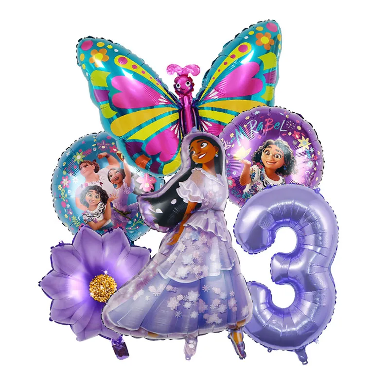 Disney Encanto Isabella Mirabel Narodeniny, Party Dekorácie Fóliové Balóniky Dievča, Darček Baby Sprcha Encanto Dekorácie Globos Obrázok 1