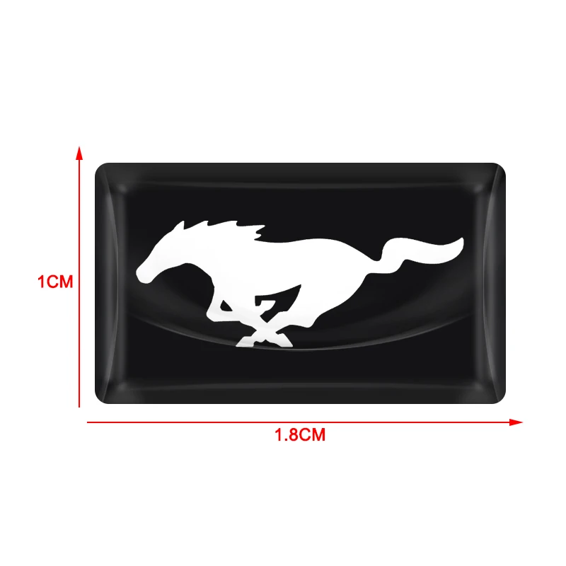 10pcs Auto Logo UV Dekoračné Nálepky na Ford Mustang 2015 2017 2018 2021 2022 autopríslušenstvo Dekorácie Tovaru Obrázok 1