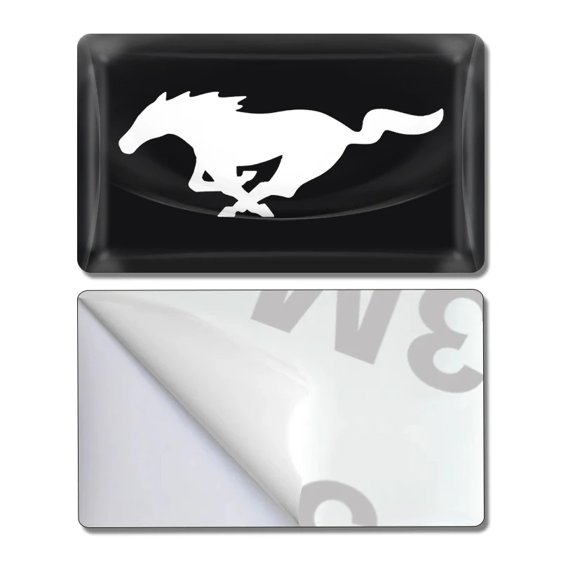 10pcs Auto Logo UV Dekoračné Nálepky na Ford Mustang 2015 2017 2018 2021 2022 autopríslušenstvo Dekorácie Tovaru Obrázok 3