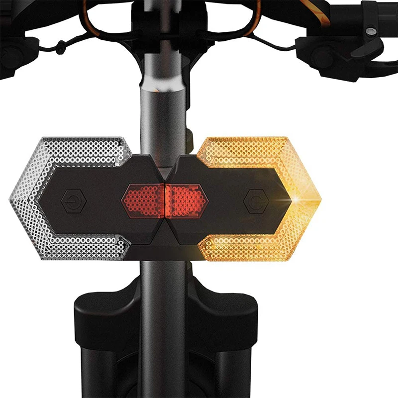 Inteligentný Bezdrôtový Bicykli Zase Signálne Svetlá Predné a Zadné LED Ukazovateľ Smeru Cyklistické Príslušenstvo USB Nabíjanie jazda na Bicykli Obrázok 4