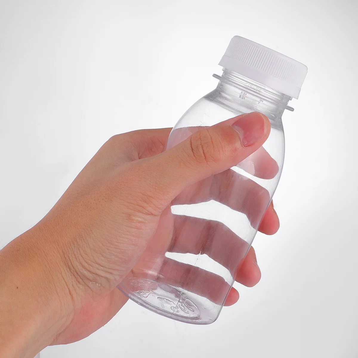 Fľaše Juice Mini Vody Chladnička Nádoby S Box Juicing Viečka Naplniteľné Prázdne Jasné Opakovane Výstrel Čiapky Oz 4 Malé Fľaše Na Obrázok 1